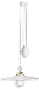 Lustra cu inaltime reglabila design clasic realizata manual ASTI 42cm
