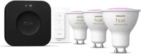 Kit de pornire Philips Hue WACA 3x GU10/4,2W 2000-6500K + dispozitiv de conectare