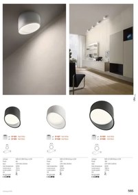 Redo 01-1627 - Spot LED UTO, 12W, 230V, Ø 12 cm, alb