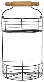 Etajera de perete, din metal, cu maner, Ferrowood