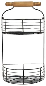 Etajera de perete, din metal, cu maner, Ferrowood