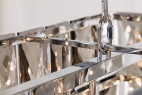 Lustra suspendata moderna Kristall 90cm