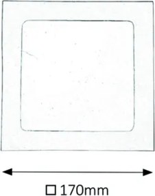 Rabalux 5587 - Lampă încastrată baie LED LOIS LED/12W/230V IP44 4000K