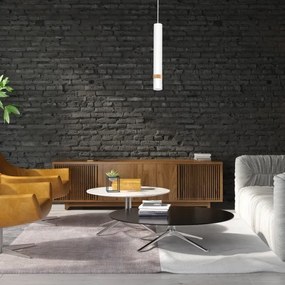 Lustră pe cablu JOKER WHITE WOOD 1xGU10/8W/230V