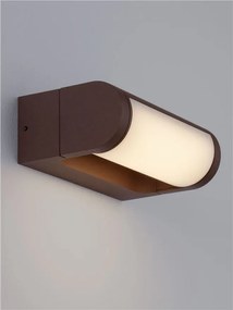 Aplica de perete exterior LED 3000K IP65 Rox corten