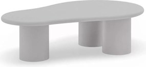 Măsuță de cafea Gisela 130 cm pentru living - gri deschis