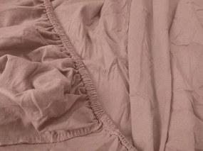 Cearsaf din jerse roz-maro 90 x 200 cm
