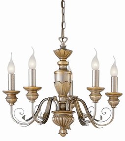 Candelabru 5 brate diametru 55cm FIRENZE SP5 ORO 020822