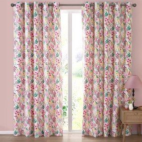 Draperii roz 2 buc. 168x229 cm Tilly Floral – Catherine Lansfield