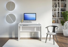 Masă PC Ramea (Alb + piatră). 1055241