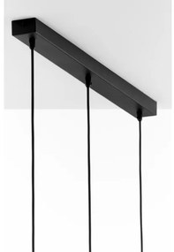 Jupiter 2092 - Lustră suspendată pe cablu CORTINA 3xE27/15W/230V auriu/negru