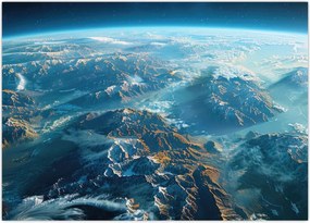 Tablou - Vedere din spațiu (70x50 cm)