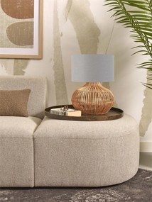 Veioza eco din ratan Kalahari S/3220 l.grey