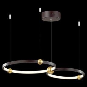Altavola Design Aurora lampă suspendată 2x43 W negru LA110/P_40_3k_black