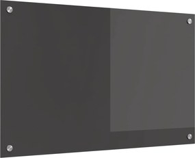 vidaXL Panou de bucătărie Gri închis 80 x 50 cm sticlă securizată
