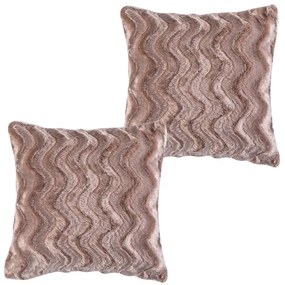 Set 2 fețe pernuțe LATTE, 40 x 40 cm