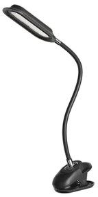 Immax 08998L - Lampă de birou LED+CCT, reglabilă, cu clemă CLIP, 7,5W/230V, neagră
