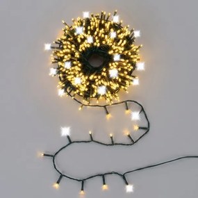 Aigostar - LED Ghirlandă de Crăciun pentru exterior 320xLED+80xLED 23m IP44 alb cald+alb rece