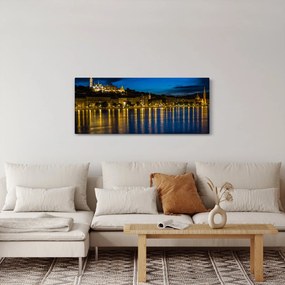 Tablou orașului nocturn (120x50 cm)
