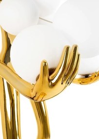 Lampa de podea decorativa cu design original Woman Premium auriu