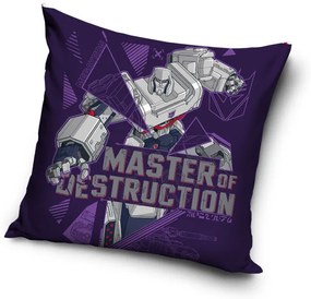 Transformers Master of Destruction husa pernă 40x40 cm Catifea