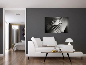 Tablou - Lotus în mâinile lui Buddha (90x60 cm)