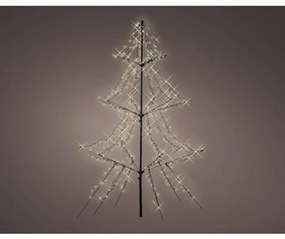 Decoratiune luminoasa Tree metal light-up, Lumineo, H200 cm, 420 LED-uri, lumina calda