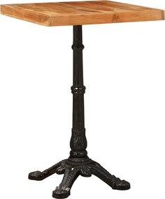 vidaXL Masă de bistro Maro 50 x 50 x 76 cm Lemn Solid de Acacia