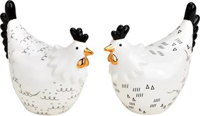 Gaina ceramica HENIQUE 8 cm alba - mai multe variante