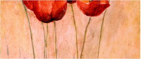 Tablou - Lalele roșii (120x50 cm)