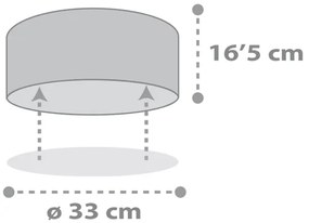 Plafonieră pentru copii STAR LIGHT 2xE27/60W/230V albă Dalber 82216B