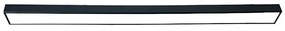 Plafonieră LED/32W/230V 4000K 120x7 cm negru