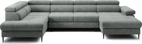 Colțar lemn masiv Cordoba III extensibil, 346 × 203 × 76 cm - Stânga