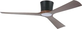 ZEVENTI - Ventilator de tavan LED AUREX LED/24W/230V Wi-Fi Tuya negru/nuc + telecomandă