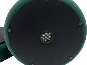 Taburete cu spatiu de depozitare, VOGUE 40cm catifea verde