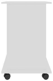 Birou de calculator, alb, 80 x 50 x 75 cm, PAL Alb