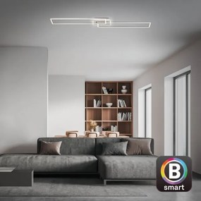 Lustră LED dimabilă aplicată FRAME 2xLED/20W/230V Wi-Fi Tuya Brilo + telecomandă