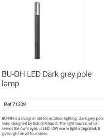 Stalp LED de ilumint exterior design modern BU-OH H-250cm