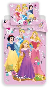 Lenjerie de pat pentru copii din bumbac pentru pat de o persoană 140x200 cm Princess – Jerry Fabrics