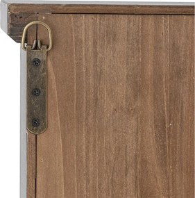 Vitrină neagră din lemn de brad suspendată 50x80x14 cm Hazem – Bloomingville