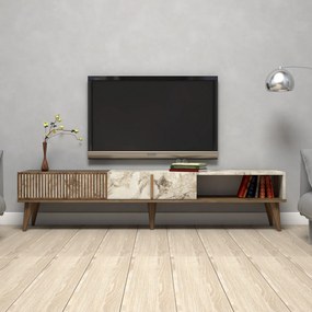 Masă TV Milan White Marble