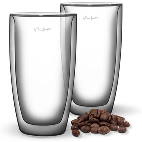 Lamart LT9011 set din sticlă pentru café -latte 380ml