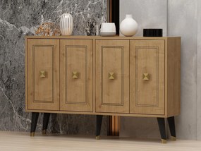 Dulap Tanati (stejar zafir + auriu) . 1093394