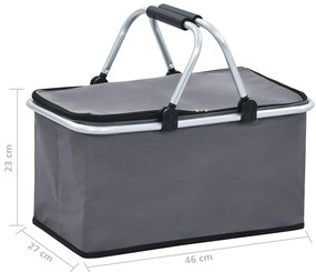 Geanta frigorifica pliabila gri VALISE