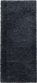 Covor tip traversă gri antracit 80x250 cm Fluffy – Ayyildiz Carpets