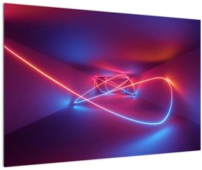 Tablou cu abstracție modernă (90x60 cm)