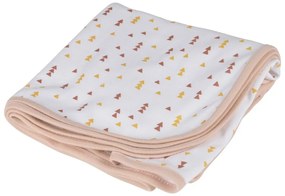 Pătură pentru copii albă din bumbac 75x75 cm Forest – Bébé Douceur