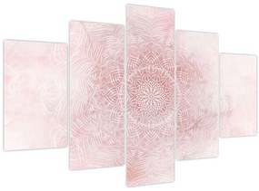 Tablou - Mandala roz (150x105 cm)