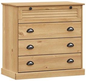 vidaXL Comodă cu sertare VIGO, 80x40x76 cm, lemn masiv de pin