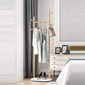 Cuier din metal ,culoare auriu,170x58 cm